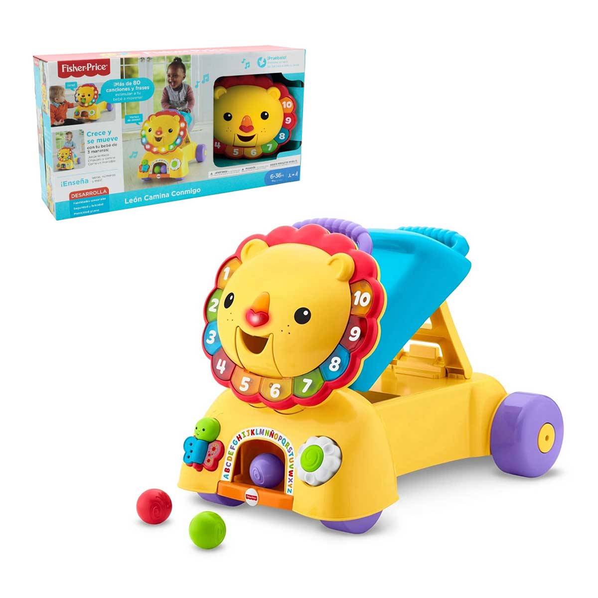 Fisher Price Leon Camina Conmigo Mattel